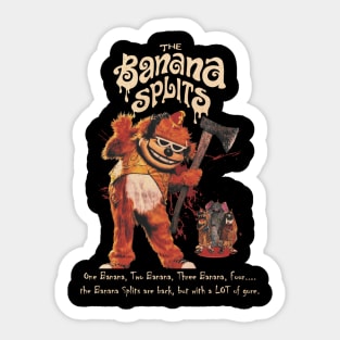 Banana Splits Horror Parody Original Aesthetic Tribute 〶 Sticker